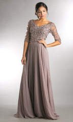 Long Formal Dress 7046 by Amelia Couture