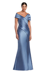 Alexander by Daymor 2052F24 Long Formal Pleated Evening Dress