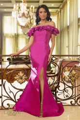 Terani Couture 242E3102 Formal Long Slit Prom Dress