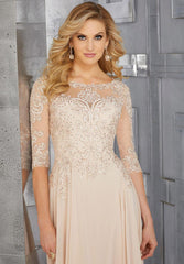 MGNY Madeline Gardner New York 71622 Long Formal Mother of the Bride Dress