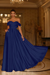 Long Formal A Line Prom Gown by Tina Holly TE207