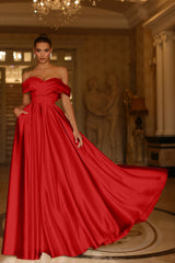 Long Formal A Line Prom Gown by Tina Holly TE207