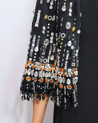 Sequined sleeves dress - Surelis