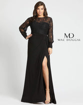 Fabulouss Long Plus Size Formal Prom Dress Formal Silhouette Mac Duggal 67143