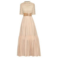 Ruffled skirt dress long and flow - Bisa