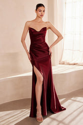 LaDivine T704 Formal Long Fitted Evening Prom Dress