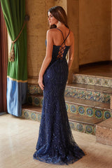 Nox Anabel C1616 Prom Beaded Slit Long Formal Dress