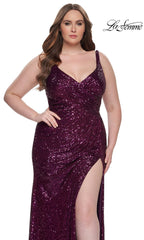 La Femme 31138 Plus-Size Formal Prom Dress