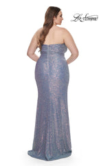 La Femme 31983 Plus-Size Formal Prom Dress