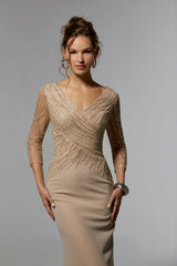 MGNY Madeline Gardner New York 72916 Long Mother of the Bride Formal Dress