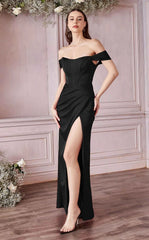 Long Corset Formal Prom Dress by LaDivine CD7484