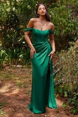 Long Corset Formal Prom Dress by LaDivine CD7484