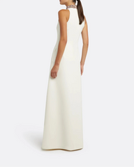 halter A-line gown with embellished high neckline – CELESTE-1