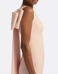 sleeveless column gown with bateau neckline – NUDELLA-1