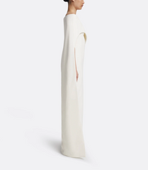 ff-shoulder gown with sculpted cape – CELISTE-1