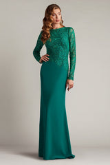 Long A Line Formal Evening Dress by Tadashi Shoji CHU16206LXY