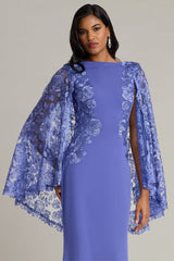 Long Sleeve Formal Floral Lace Mother of the Bride Dress Tadashi Shoji CJH26123L