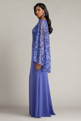 Long Sleeve Formal Floral Lace Mother of the Bride Dress Tadashi Shoji CJH26123L