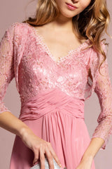 Long Mother of the Bride Dress Jacket