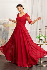 Long Sleeve Mother of the Bride Formal Dress