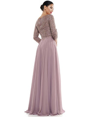 Mother of the Bride A-Line Long Dress by Marsoni 1052