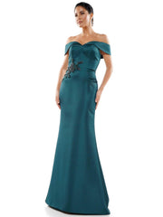 Marsoni Mother of the Bride Long Satin Dress 1003