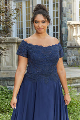 Long Formal Mother of the Bride Dress MGNY 72133