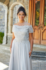 Long Formal Mother of the Bride Dress MGNY 72133