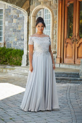 Long Formal Mother of the Bride Dress MGNY 72133